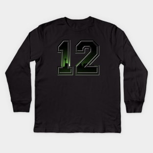 12 Man Kids Long Sleeve T-Shirt